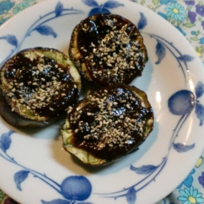 普通の茄子で作ったけど美味しかったです。
また作ります　(^^)v